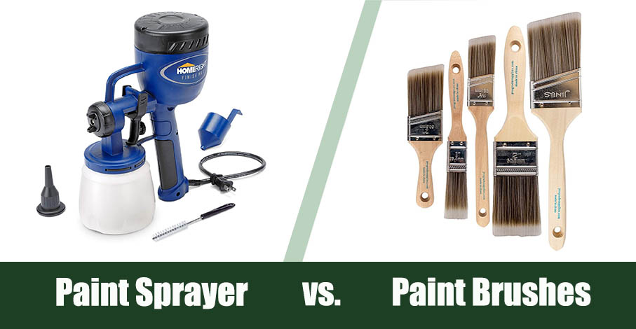 Paint Sprayers vs Paint Brushes