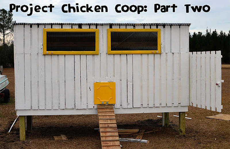 Pallet Project Chicken Coop by The Wilson World