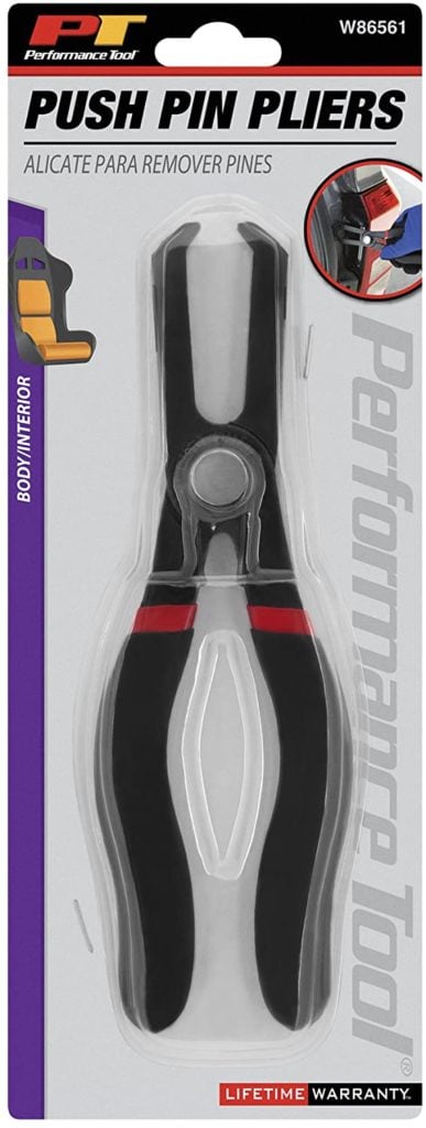 Performance Tool Angled Push Pin Pliers