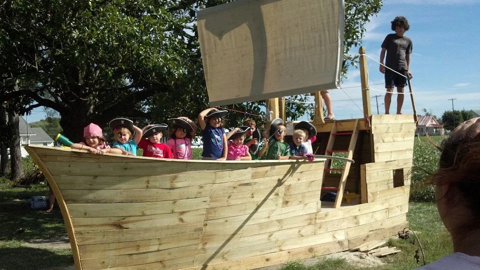 Pirate Ship Playhouse