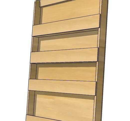 Pocket bookshelf
