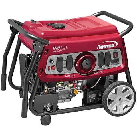 Powermate 6958 DF7500E Dual Fuel Portable Generator