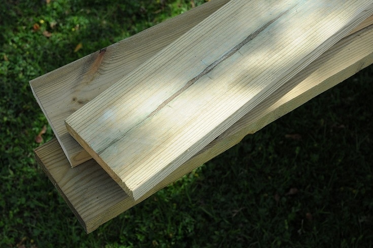 Pressure-treated wood