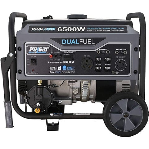 Pulsar G65BN-A Portable Dual Fuel Generator