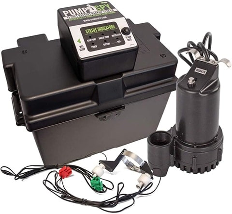 PumpSpy PS2000 WiFi Battery Backup Sump Pump System