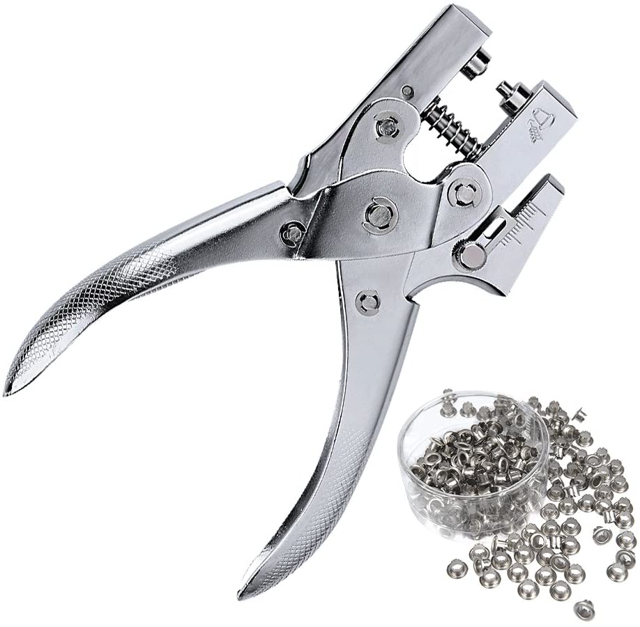 QLOUNI 3:16 Eyelet Hole Punch Pliers