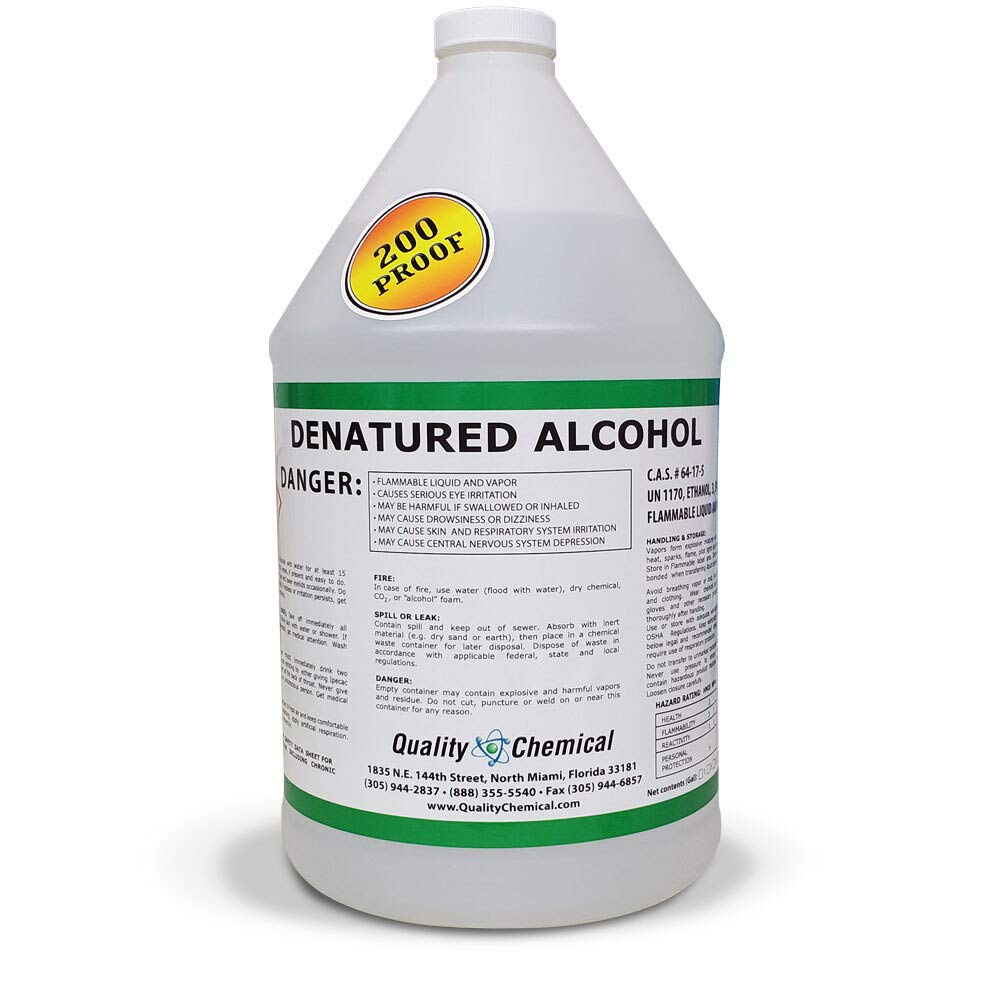 Quality Chemical Denatured Alcohol 200-1 Gallon