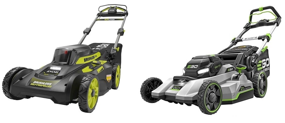 RYOBI 20 in. vs EGO Power+ LM2130SP 21-Inch