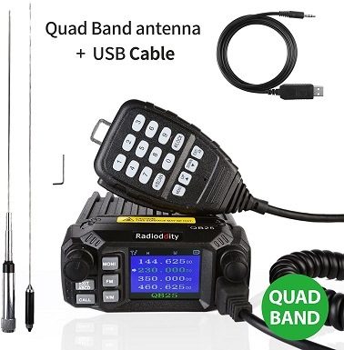 Radioddity QB25 Quad-Standby Mobile Ham Radio