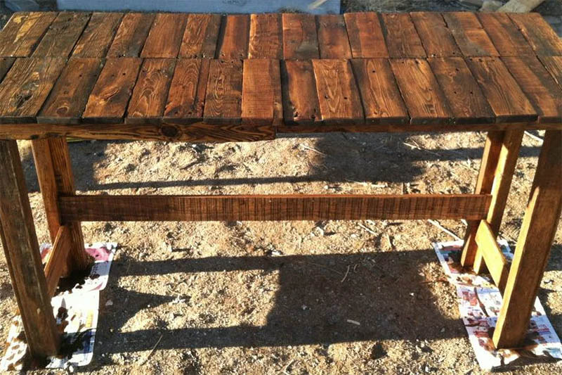 Recycled Desk from Instructables