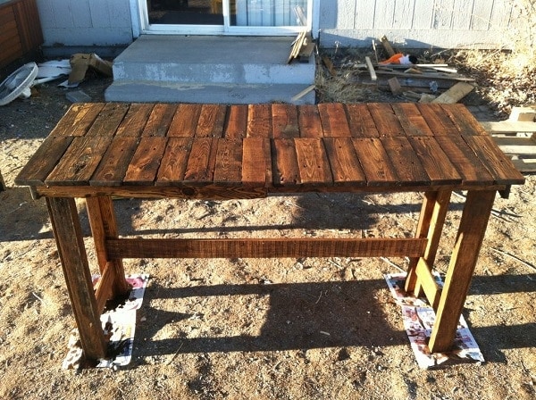 Recycled Desk from Instructables