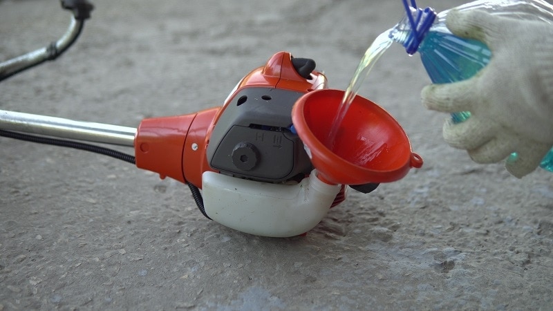 Refuel Lawn Mower