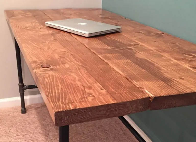 Rustic Factory Salvage Desk from Home Stratosphere