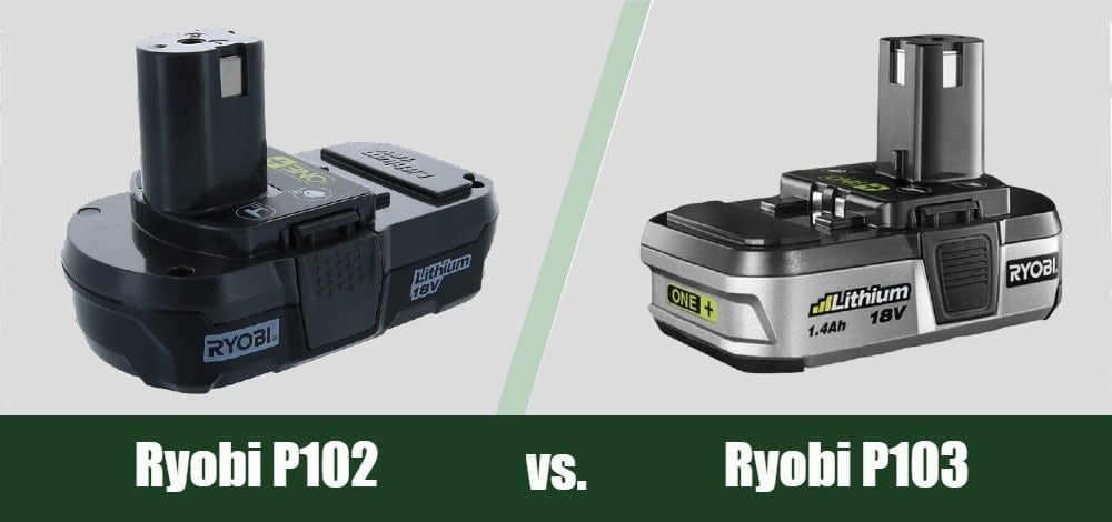 Ryobi P102 vs P103