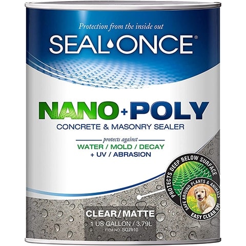 SEAL-ONCE Concrete & Masonry Penetrating Sealer