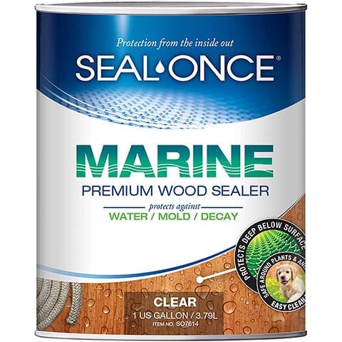 SEAL-ONCE MARINE Penetrating Wood Sealer