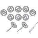 MOARMOR 10 Piece 545 Diamond Cutting Wheel with 402 Mandrel