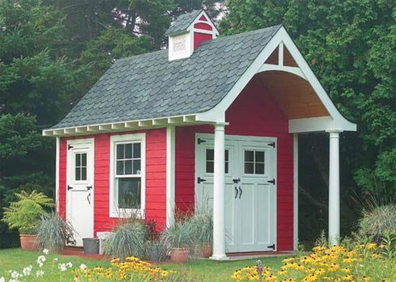 Schoolhouse Storage Shed Plan from The Family Handyman