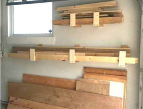 Scrap Wood Lumber Rack