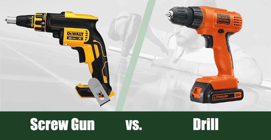 Screw Gun vs Drill