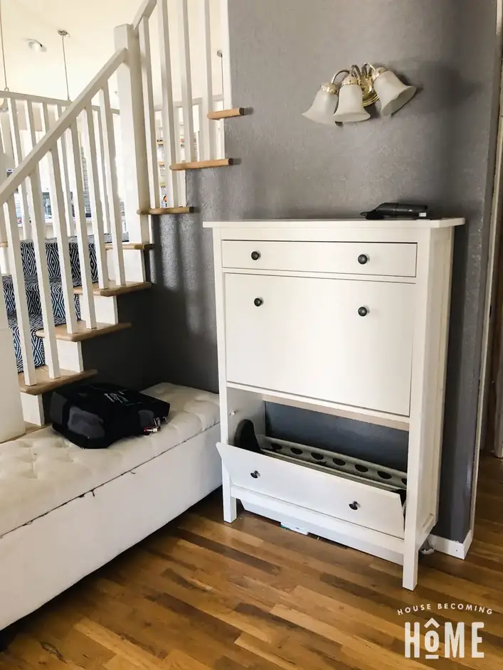 Shoe Cabinet by House Becoming Home