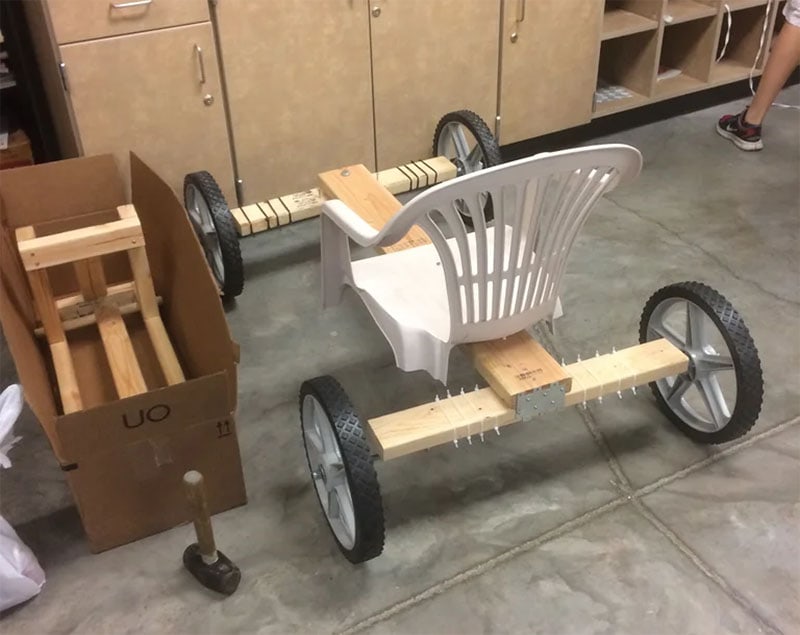 Simple DIY Wooden Go Kart Plans from Instructables