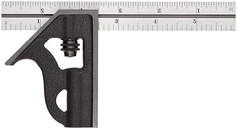Starrett 10H-6-4R Cast Iron Square