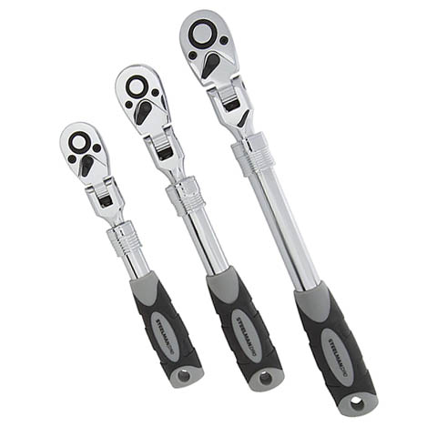 Steelman 96753 Extendable Flex-Head Ratchet
