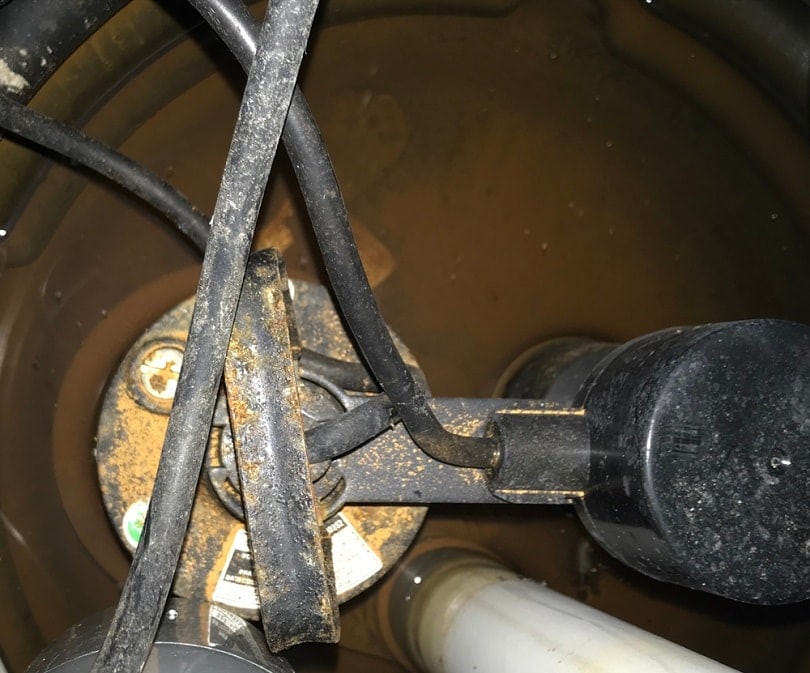 Sump pump pit