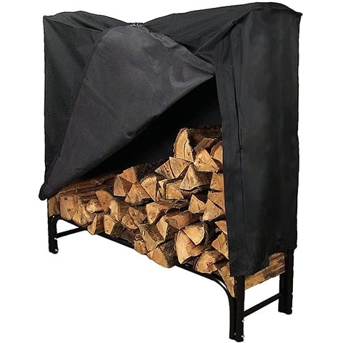 Sunnydaze 4-Foot Firewood Rack