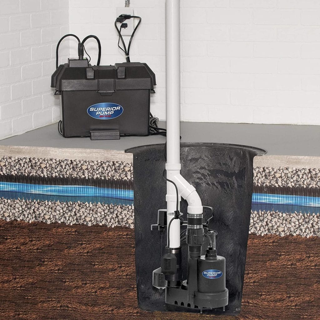 Superior Pump 92900 Back Up Sump Pump