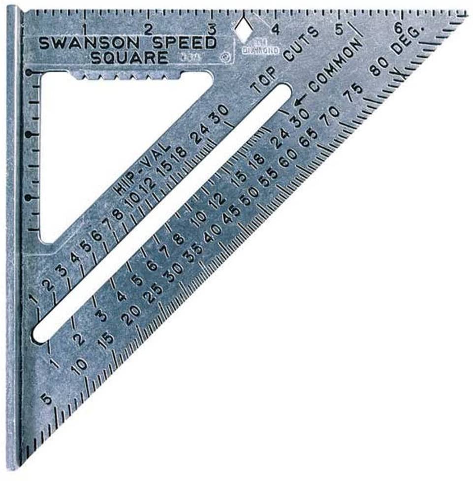 Swanson Tool Co S0101 7-inch Speed Square