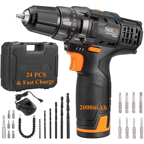 TACKLIFE PCD01B Cordless Drill