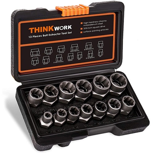 THINKWORK Impact Bolt Extractor Tool Set