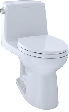 TOTO MS854114ELG#01 Eco Ultramax ADA Elongated One-Piece Toilet with Sanagloss