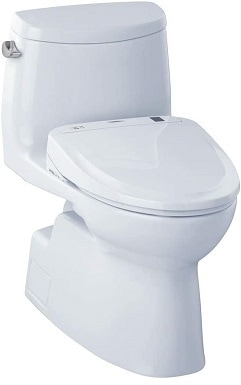 TOTO MW614574CEFG#01 WASHLET+ Carlyle II One-Piece Elongated