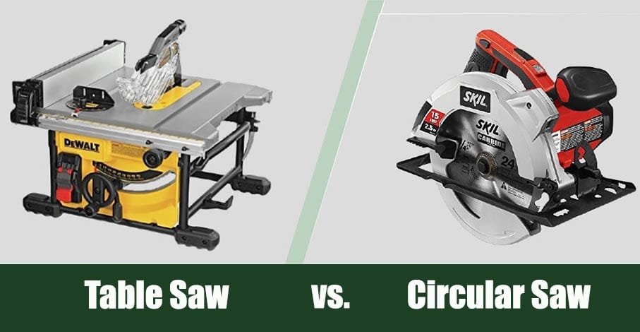 Table Saw vs Circular Saw