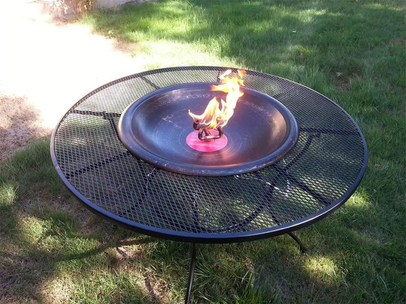 Table-top DIY Fire Pit from Instructables