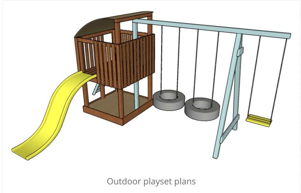 The Big Tire Swing Set from the How-To Specialist