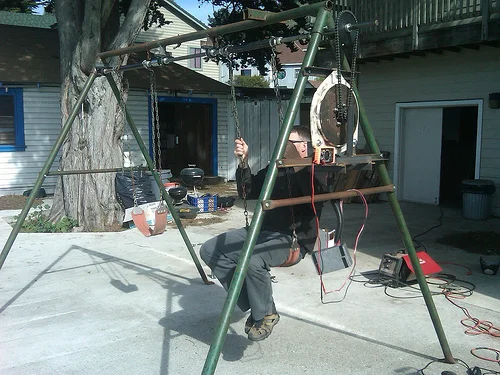 The Electric Swing Set from Instructables