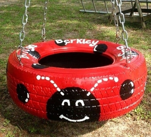 The Painted Tire Swing