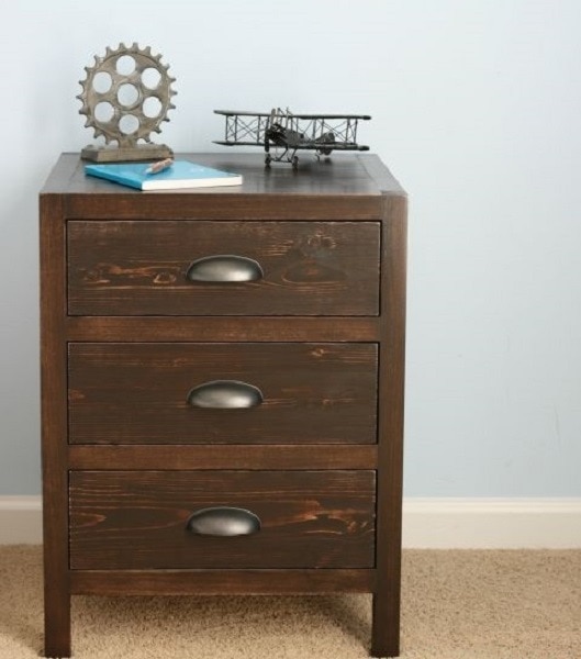 Three Drawer Night Stand by Fix This Build That