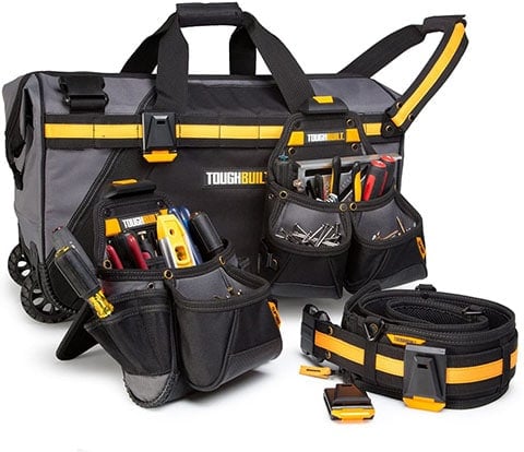 ToughBuilt Rolling Bag & Belt Comb