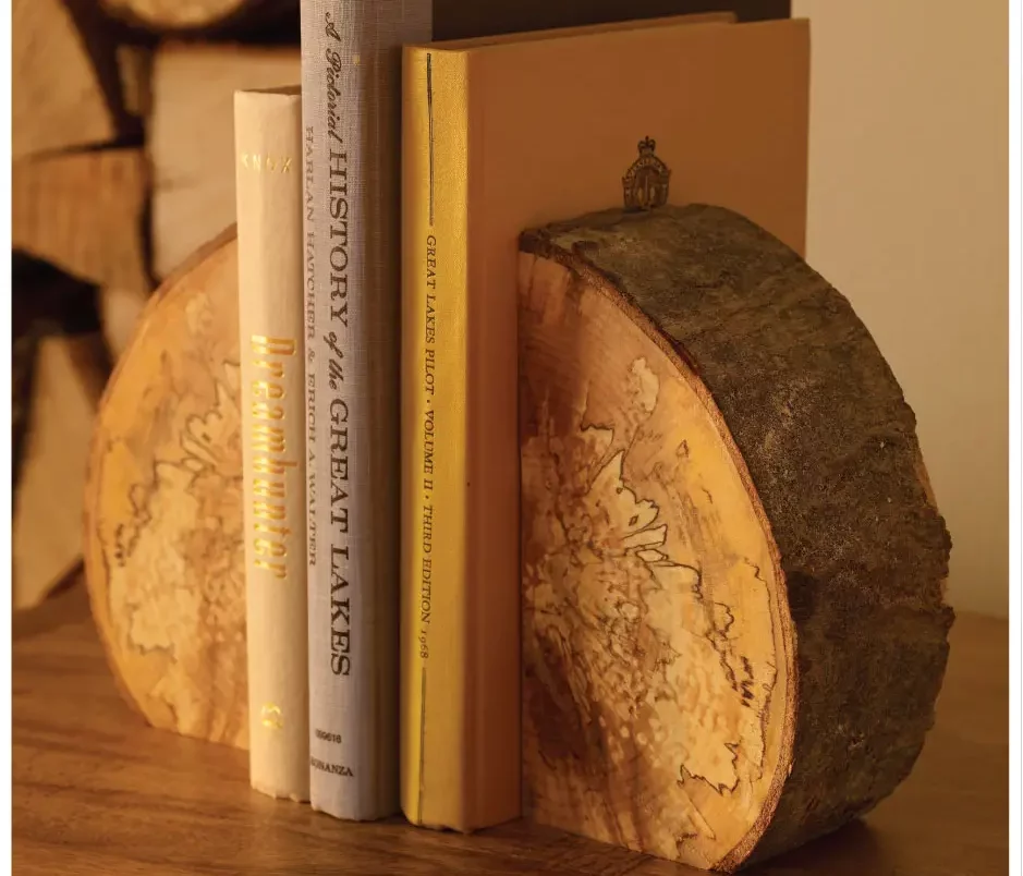 Tree hugger bookends