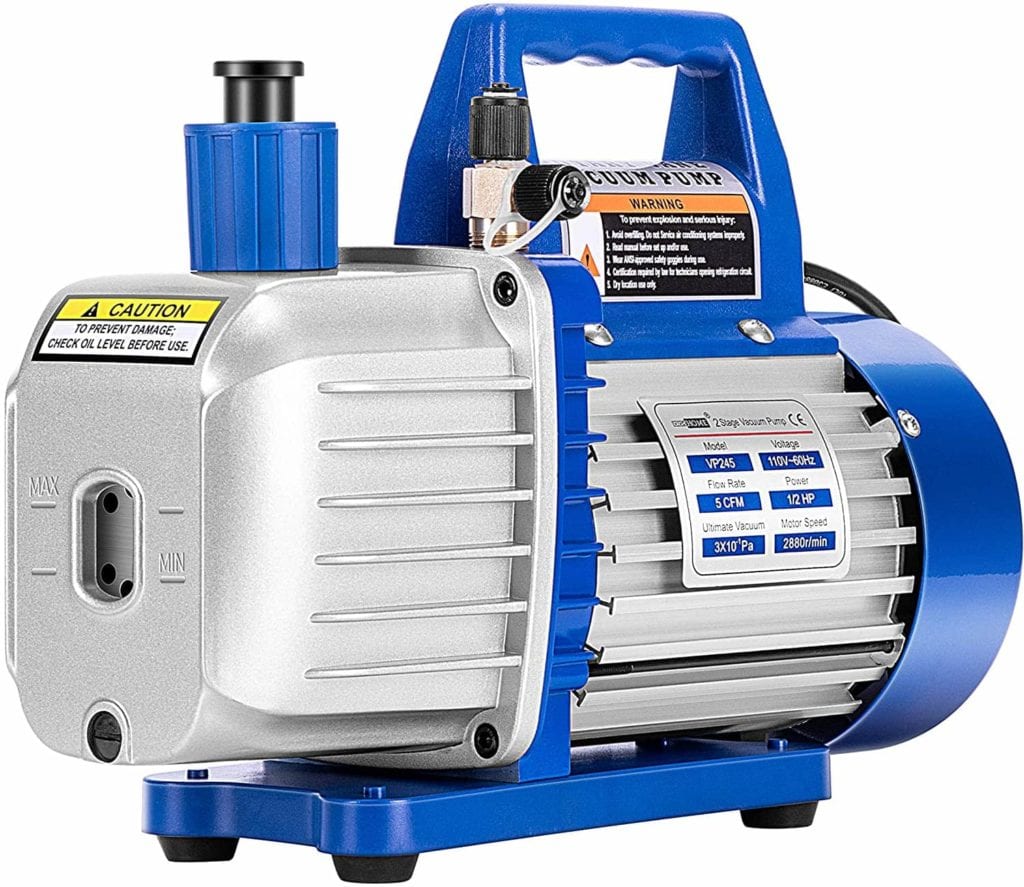 VIVOHOME 110V Dual Stage Vacuum Pump