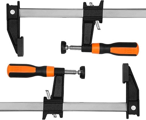 WEN 10236F2 Quick-Adjust Steel Bar Clamps