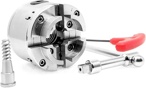 WEN LA4275 Self-Centering Keyed Lathe Chuck