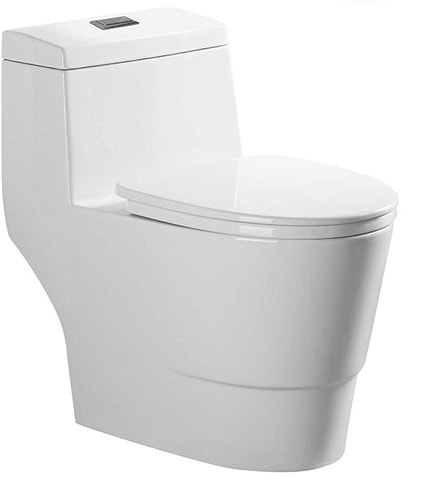 WOODBRIDGE T-0019 Dual Flush Elongated Toilet