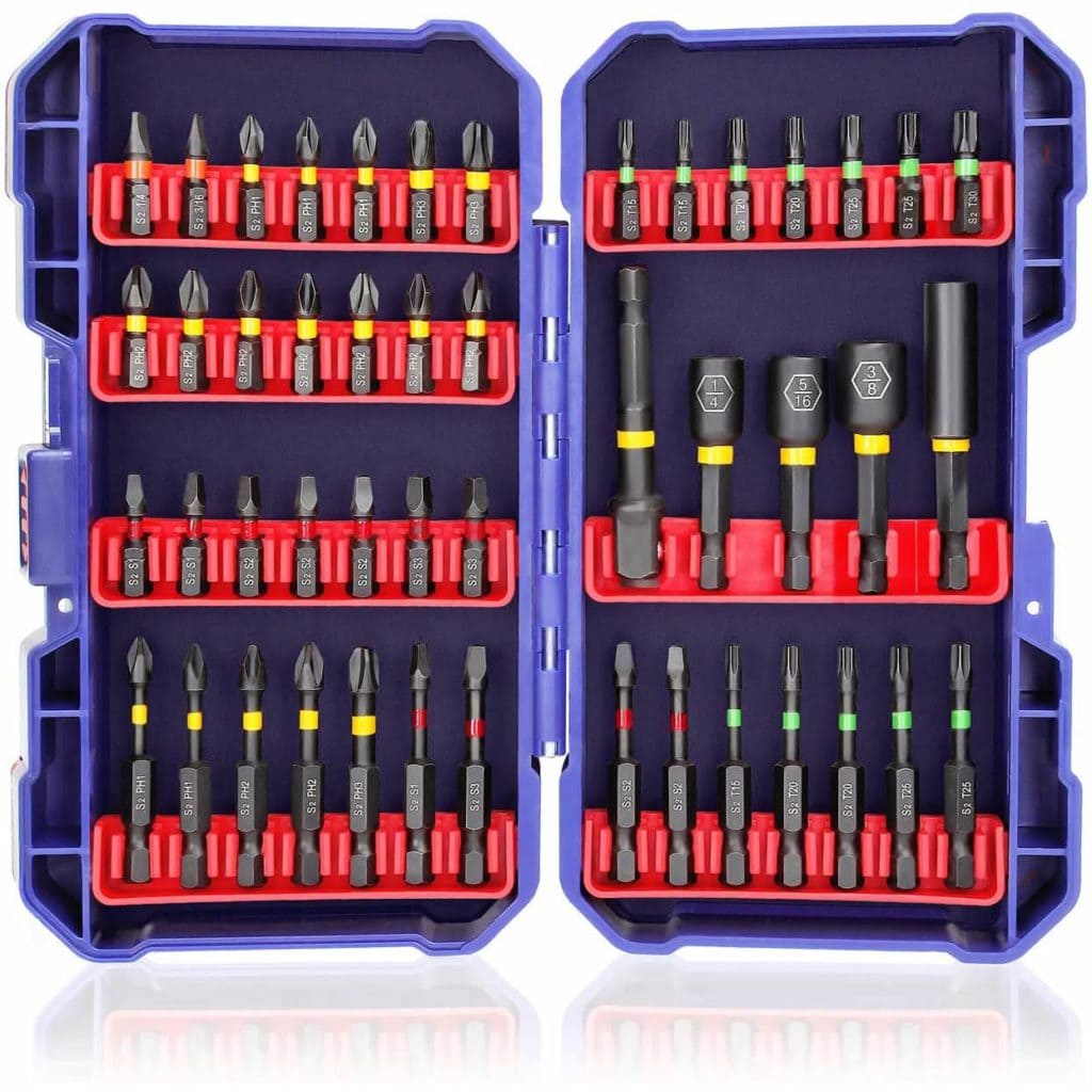 WORKPRO 47-Piece Impact Screwdriver Bit Set
