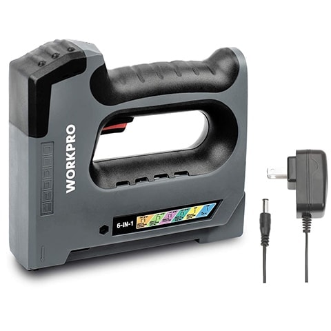 WORKPRO 6 in 1 Cordless Staple Gun